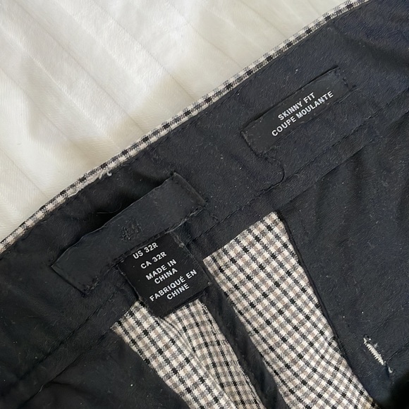 H&M Skinny Fit Suit Pants 32R - Picture 4 of 8